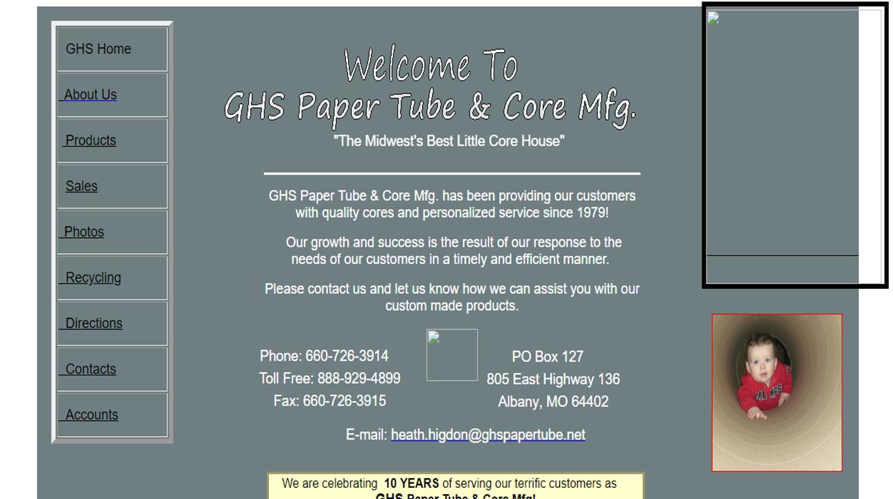 GHS Paper Tube & Core Mfg.