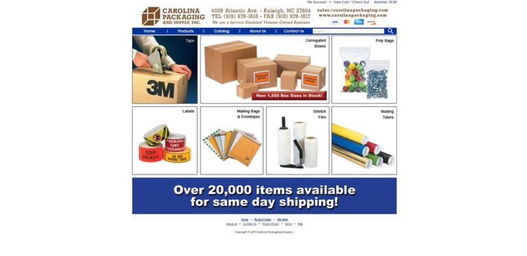 Carolina Packaging & Supply, Inc.